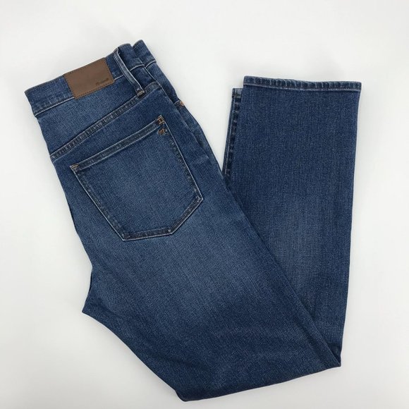 Madewell Classic Straight Jean Medium Wash Blue 29 - Picture 6 of 11